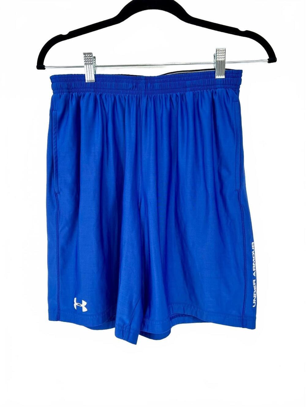 Under Armour Men's Blue Athletic Shorts Size M Loose Fit